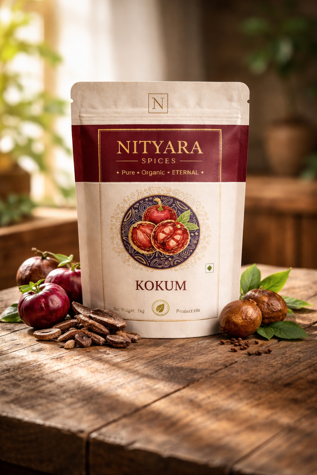 kokum spice pouch in natural light
